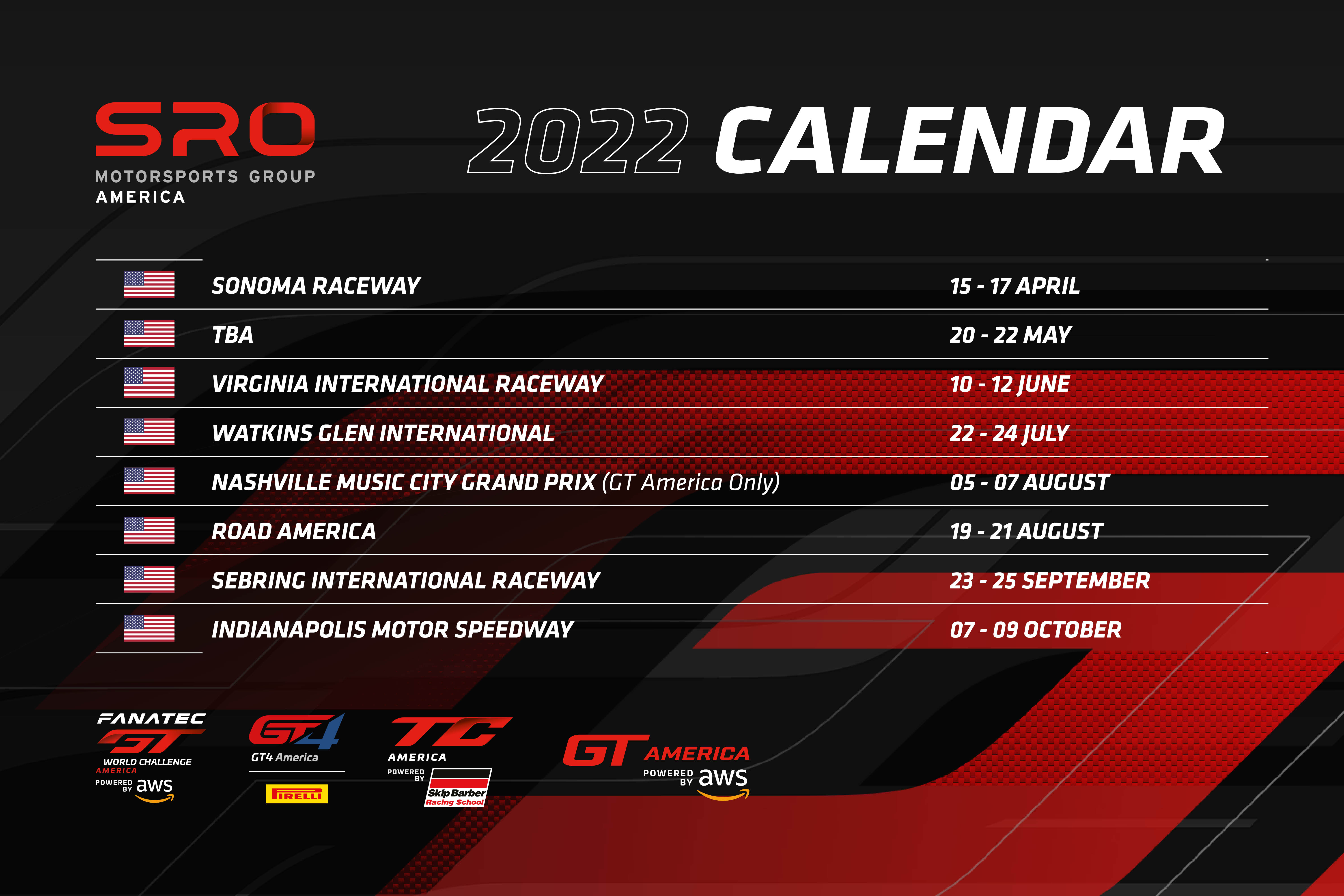 European and American series among first set of 2022 calendars